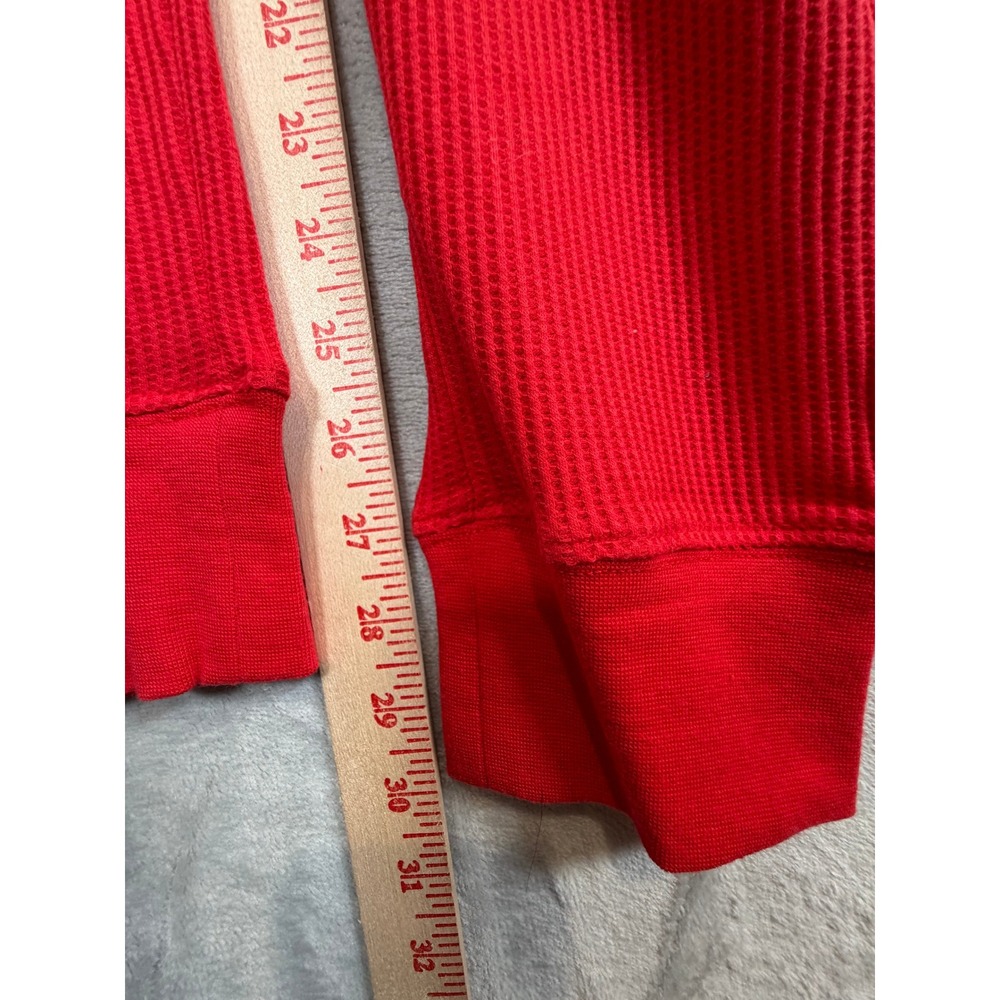 New Zyia Active Don't Wake Me Thermal Joggers Large Red Lounge Pants Pajamas - Picture 5 of 13